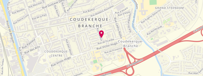 Plan de Le Franklin, 22 Rue Franklin, 59210 Coudekerque-Branche