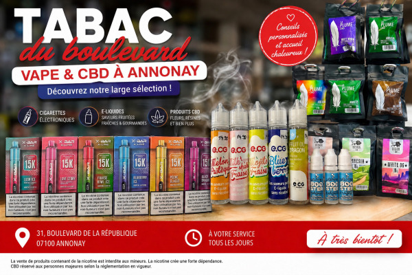 Tabac le Boulevard - 07100 Annonay